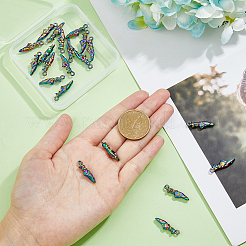 40PCS Rainbow Color Alloy Pendants&nbsp;PALLOY-DC0001-21