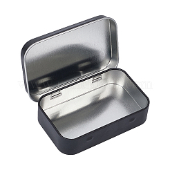 4Pcs 2 Colors Iron Jewelry Storage Boxes with Hinged Lid&nbsp;CON-SP0001-18