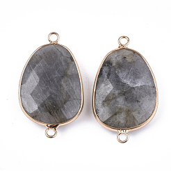 Natural Labradorite Links connectors&nbsp;G-S344-71A