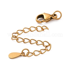 925 Sterling Silver Chain Extenders&nbsp;STER-D036-30AG