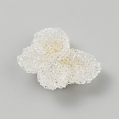 Opaque Acrylic Beads and Alloy Bowknot&nbsp;SACR-TAC0014-001A