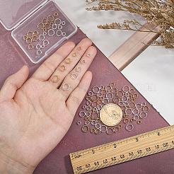 100Pcs Brass Split Rings&nbsp;FIND-HY0005-04A