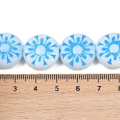 Czech Pressed Glass Beads&nbsp;GLAA-I061-46