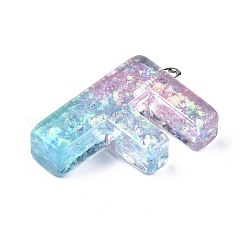 Transparent Epoxy Resin Pendants&nbsp;CRES-S364-002F