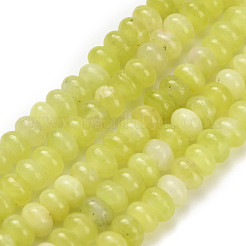 Natural Lemon Jade Beads Strands&nbsp;G-Z110-B13-2x4mm
