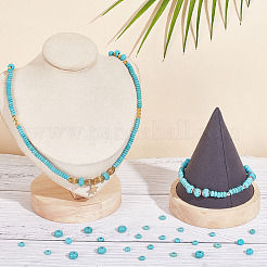 5 Strands 5 Styles Synthetic Turquoise Beads Strands&nbsp;TURQ-AR0001-40