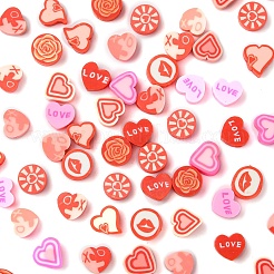 10 Styles Handmade Polymer Clay Beads&nbsp;CLAY-YW0002-17B