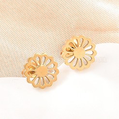 4 Pairs Valentine's Day 304 Stainless Steel Stud Earrings&nbsp;EJEW-G469-01G-02