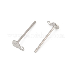 304 Stainless Steel Stud Earring Findings&nbsp;STAS-Q353-01P