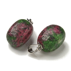 Dyed Natural Marble Pendants&nbsp;G-Z067-03P-05