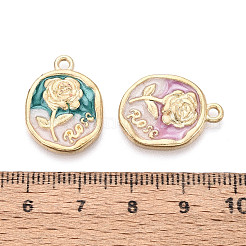 Alloy Enamel Pendants&nbsp;ENAM-N069-01KCG