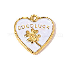 304 Stainless Steel Enamel Pendants&nbsp;STAS-OY010-49G