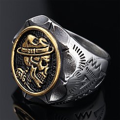 Halloween 304 Stainless Steel Finger Rings for Men&nbsp;FS-WG33C94-09