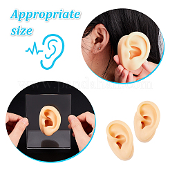 Soft Silicone Left Ear Displays Mould&nbsp;EDIS-WH0021-14B