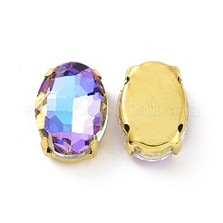 Oval Sew on Rhinestone&nbsp;DIY-E062-06G-B03
