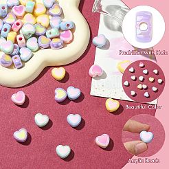 Plated Acrylic Beads&nbsp;OACR-CJC0009-05