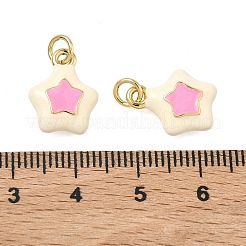 Brass Enamel Pendants&nbsp;KK-H259-01B-G04