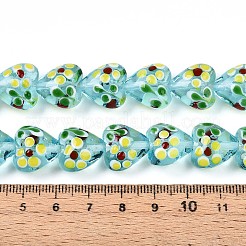 Handmade Lampwork Beads Strands&nbsp;LAMP-N028-02E