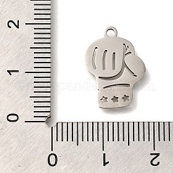 201 Stainless Steel Pendants&nbsp;STAS-R136-06P