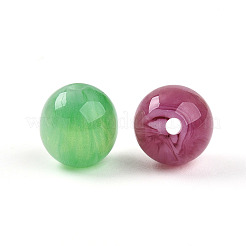 Two Tone Resin Beads&nbsp;RESI-N042-10mm-10