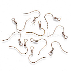 304 Stainless Steel Earring Hooks&nbsp;STAS-S111-002RG-NR