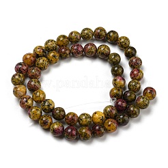 Natural Dyed Sesame Jasper Beads Strands&nbsp;G-E443-A38