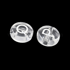 Transparent Acrylic European Beads&nbsp;MACR-K365-02B-06
