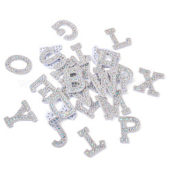 Alphabet Resin Rhinestone Patches&nbsp;DIY-TAC0005-45D