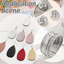 8 Sheets 4 Styles PU Leather Sheets&nbsp;DIY-CL0001-94