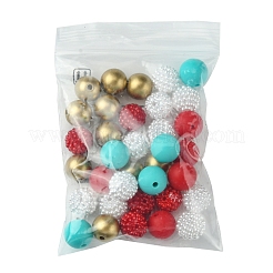 DIY Round Silicone & Acrylic & Berry Beads Making Findings Kits&nbsp;DIY-FS0006-26C