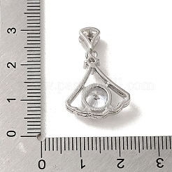 Micro Pave Cubic Zirconia Pendants&nbsp;KK-S351-01P-02