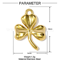304 Stainless Steel Pendants&nbsp;STAS-OY001-88G