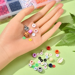 DIY Heishi & Barrel Beads Jewelry Set Making Kit&nbsp;DIY-YW0005-46
