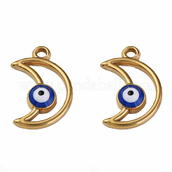 304 Stainless Steel Enamel Pendants&nbsp;STAS-N087-50-03G