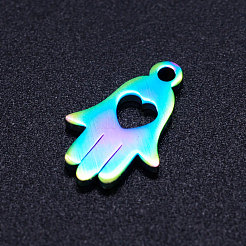 Ion Plating(IP) 304 Stainless Steel Charms&nbsp;STAS-Q201-JN186