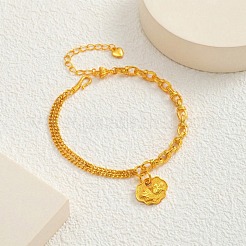 Brass Charm Bracelets&nbsp;WG1C1D2-01