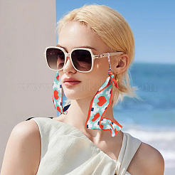 2Sets 2 Colors Polyester Ribbon Eyeglasses Chains&nbsp;AJEW-SP0006-03