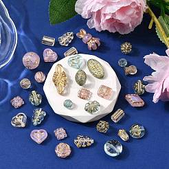 60G 3 Colors Transparent Acrylic Beads&nbsp;MACR-FP0001-15