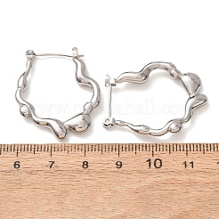 304 Stainless Steel Hoop Earrings for Women&nbsp;SA-CBA7B26-02P