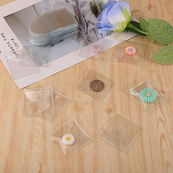PVC Single Pocket Coin Sleeves Holders&nbsp;ABAG-WH0038-42