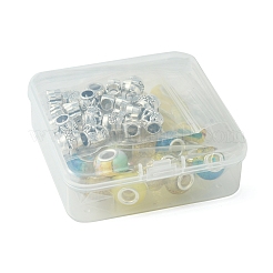 DIY Tibetan Style Alloy & Resin European Beads Making Finding Kits&nbsp;DIY-FS0006-78B
