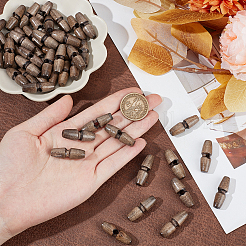 50Pcs 1-Hole Wood Buttons&nbsp;BUTT-UN0001-27A