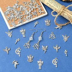 45Pcs 9 Styles Tibetan Style Alloy Pendants&nbsp;FIND-YW0012-17