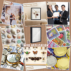 MDF Composite Wood Photo Frame Stand for Dried Flower&nbsp;LS-DJEW-WH0028-057A