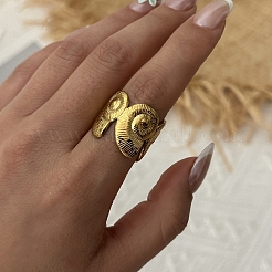 Brass Cuff Open Rings&nbsp;KK-CBA8D1E-03B-G