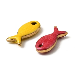 304 Stainless Steel Enamel Charms&nbsp;STAS-P405-01C-G