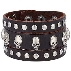 Cowhide Leather Wide Cord Bracelet&nbsp;BJEW-WH0011-24