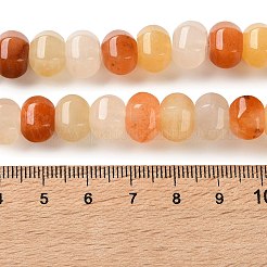 Natural Golden Silk Jade Beads Strands&nbsp;G-C284-B01-01