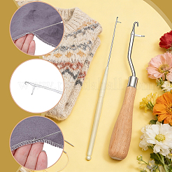 24Pcs Wood Knitting Needles&nbsp;TOOL-WA0001-05