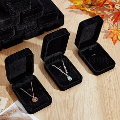 30Pcs Rectangle Velvet Big Pendant Display Boxes&nbsp;CON-GO0001-22